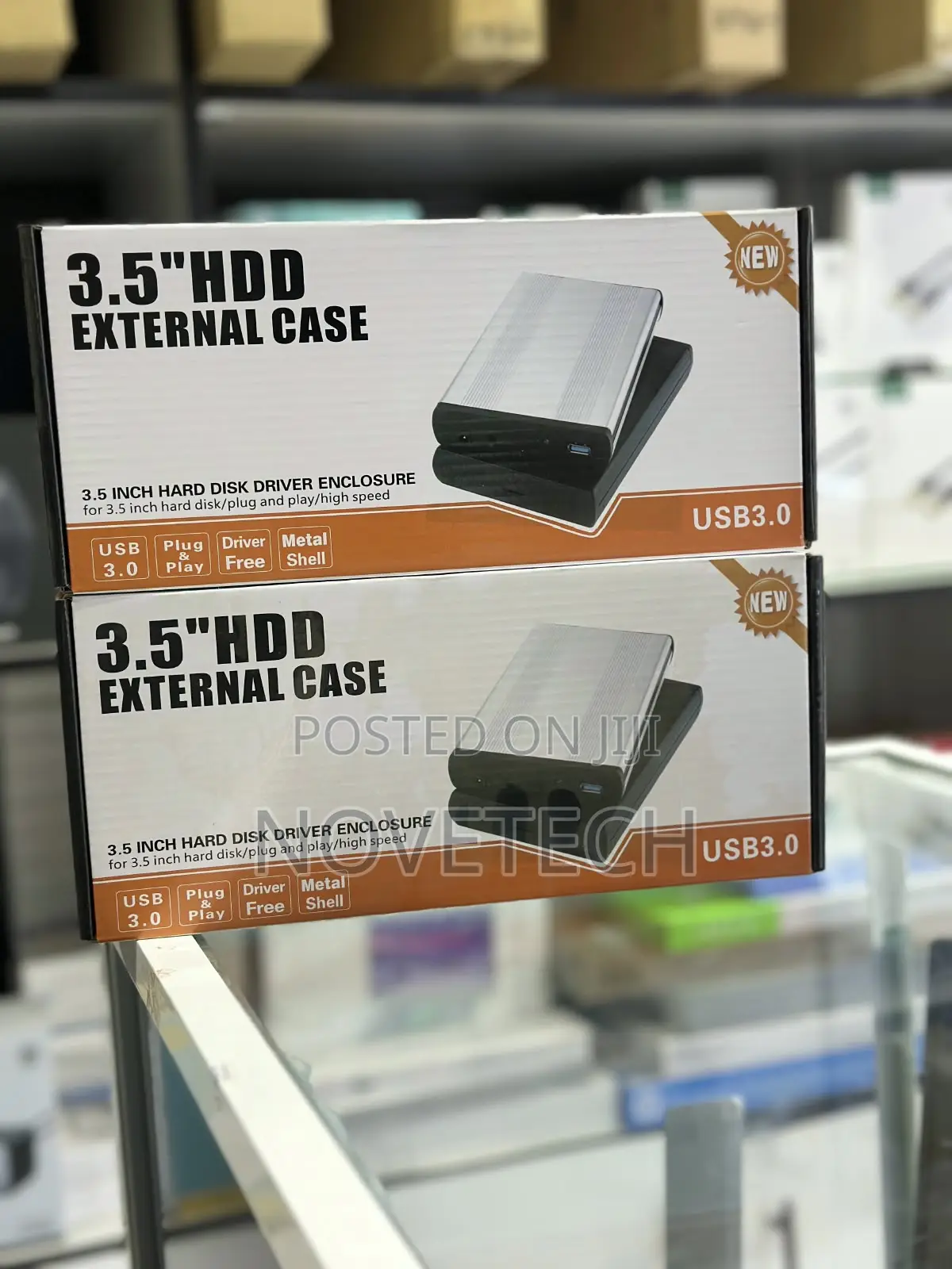 3.0 SATA External 3.5 Inch HDD Case Hard Drive Enclosure