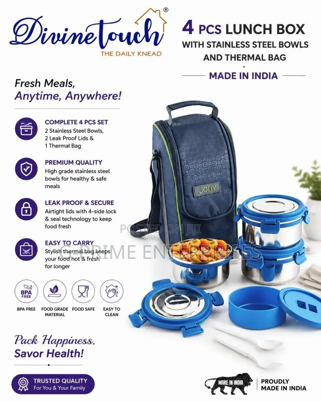 Lunch Box With Thermal Bag