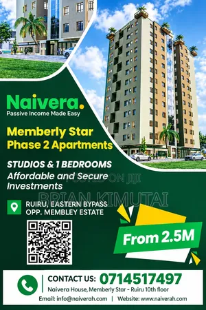 1bdrm Apartment in Essence Heights, Ruiru for sale