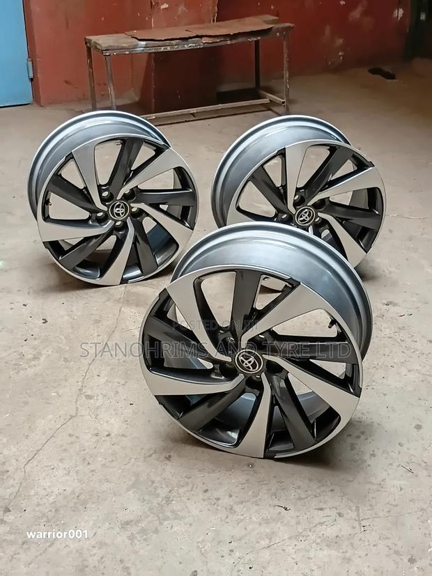 Size 18,Original Harrier Black Silver Rims