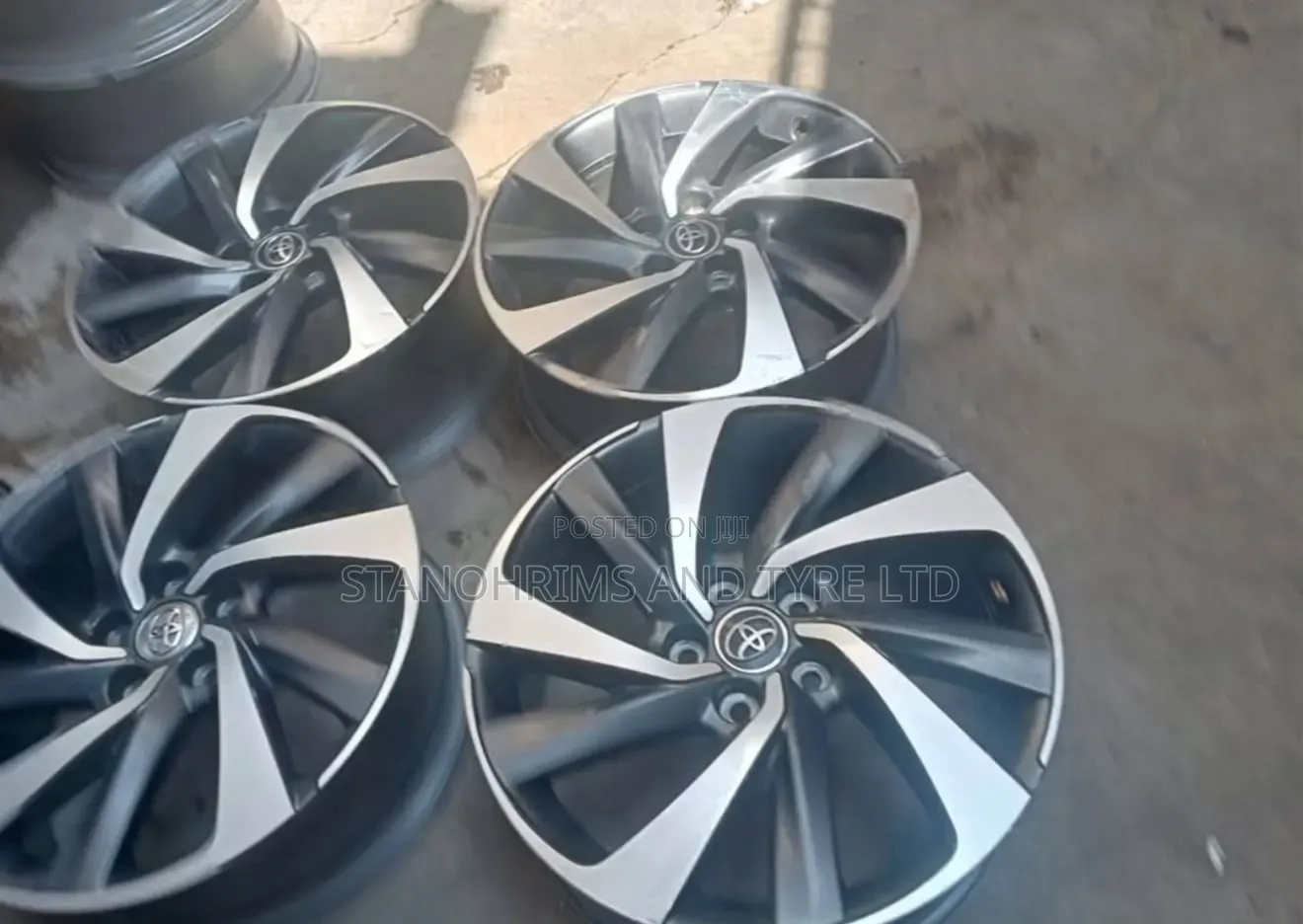 Size 18,Original Harrier Black Silver Rims