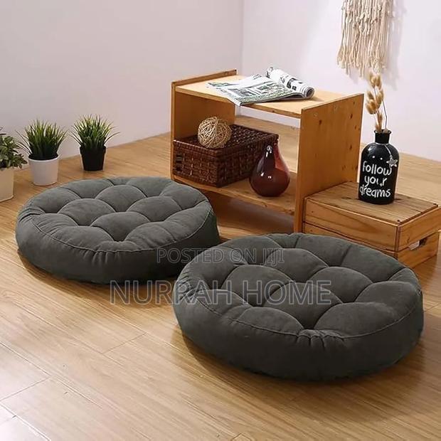 Dark Grey and Mastered Floor Pillow Available