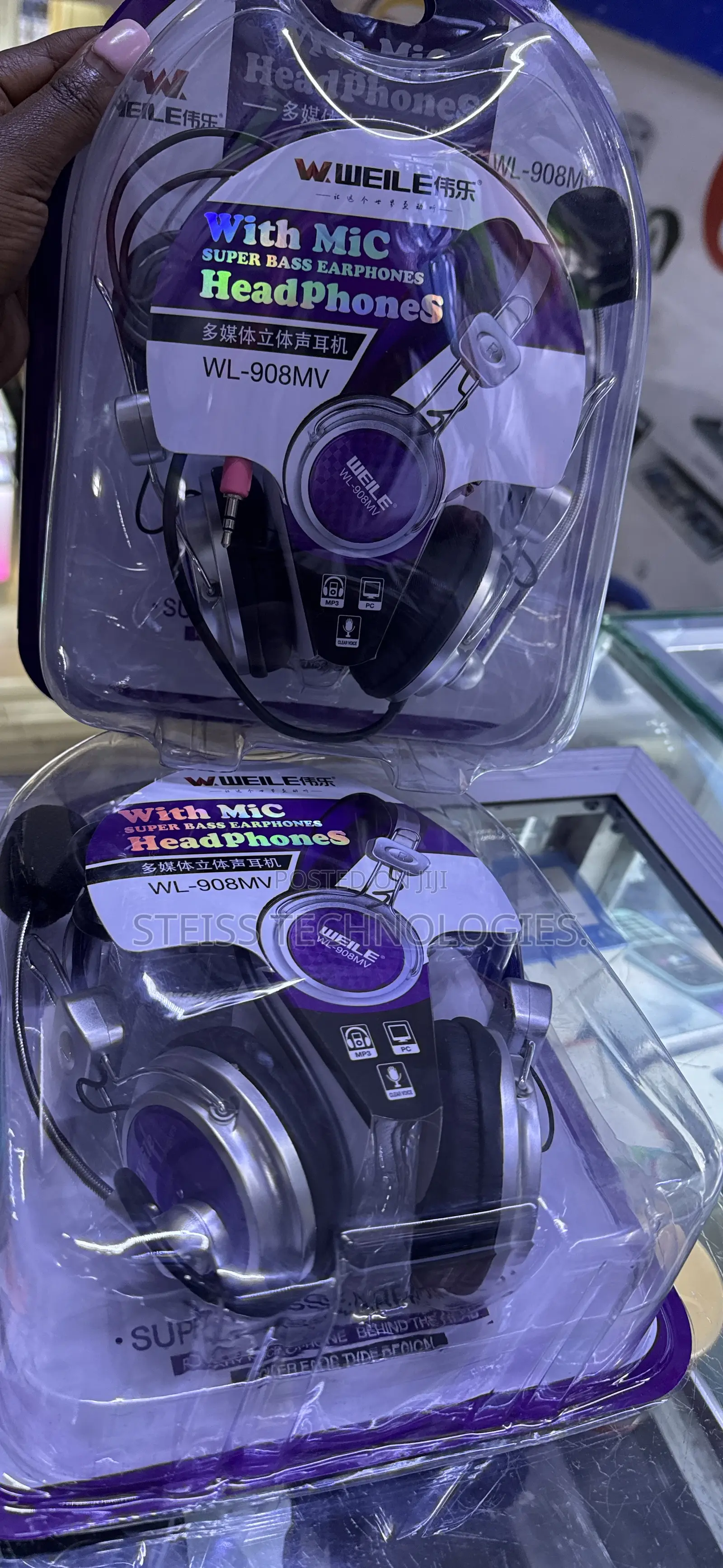 Weile Wired- Headphones With Mic