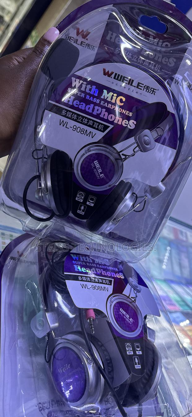 Weile Wired- Headphones With Mic - thumbnail 3