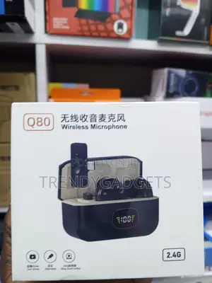 Q80 Dual Wireless Phone Mic With Noise Reduction Feature