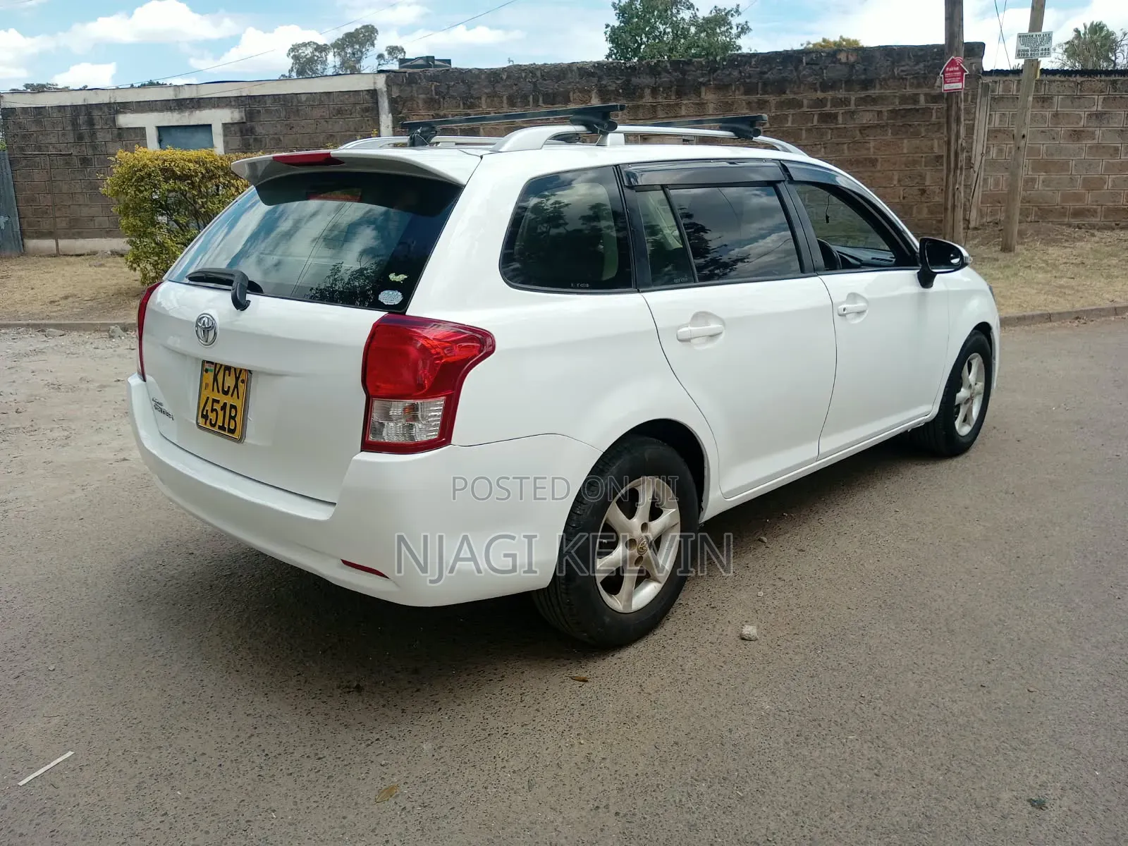 Toyota Corolla Fielder 2013 White