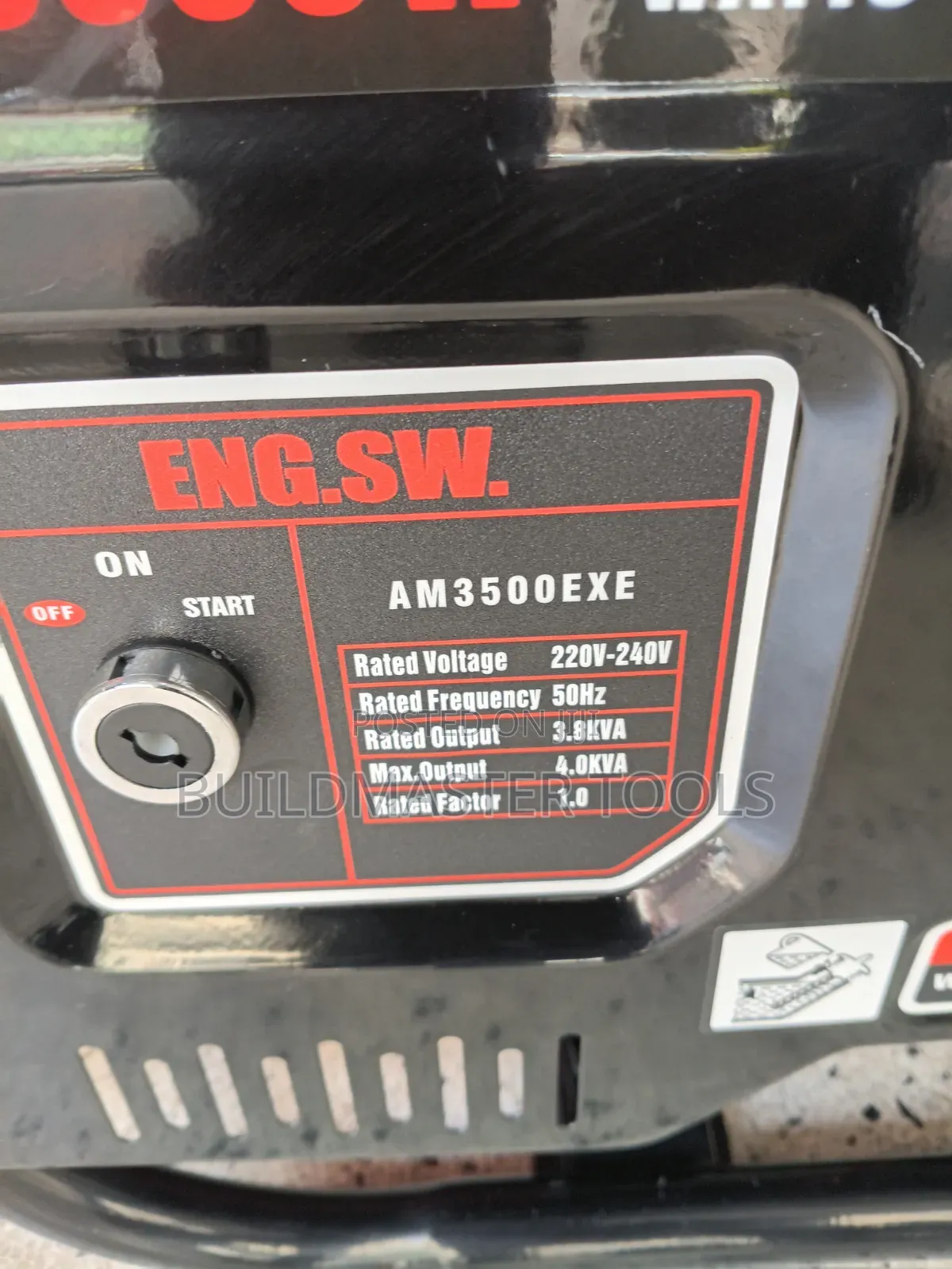 Astramilano 4.0kW Petrol Generator Keystart