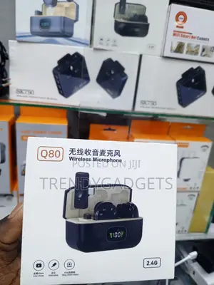 Q80 Magnetic Wireless Microphone Kit for Vlogging and Reels