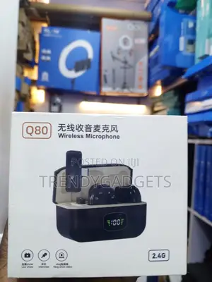 Q80 Magnetic Wireless Microphone Kit for Vlogging and Reels