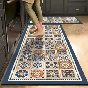2-Piece Kitchen Mat Set (Long Runner + Short Mat)
