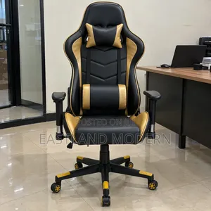 Black and Gold Gaming Chair