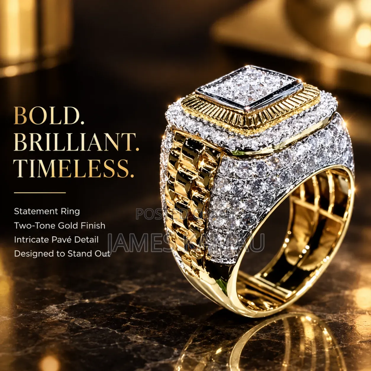 Classy Iced Men Rings