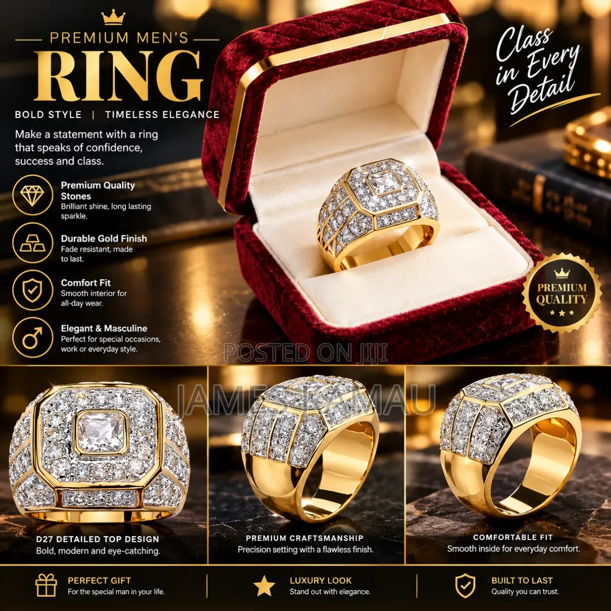 Classy Iced Men Rings