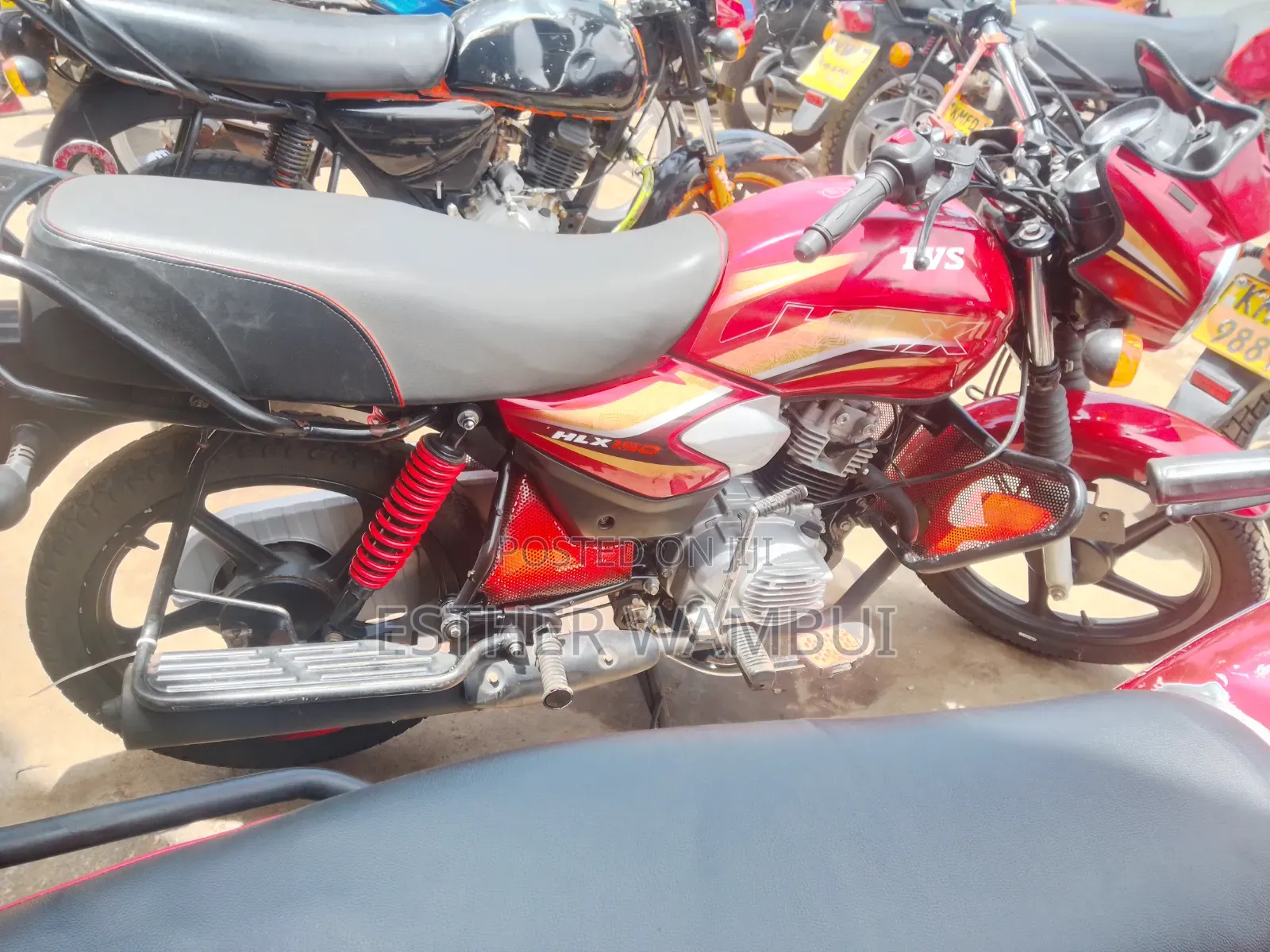 TVS HLX Plus ES 2024 Red