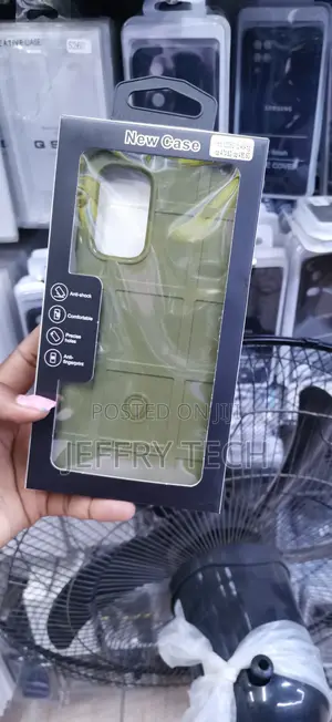 Rugged Shield Heavy-Duty Phone Case in Army Green Samsung Galaxy A26