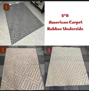 Quality 5x8 American Floor Carpet With Non-Slip Rubber Bottom