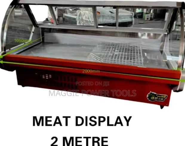 Durable Premier Meat Display/2m Premier Meat Display - main view