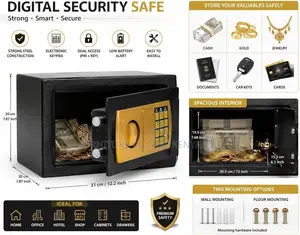 Safe Box; Imported Security Fireproof Safe Box.
