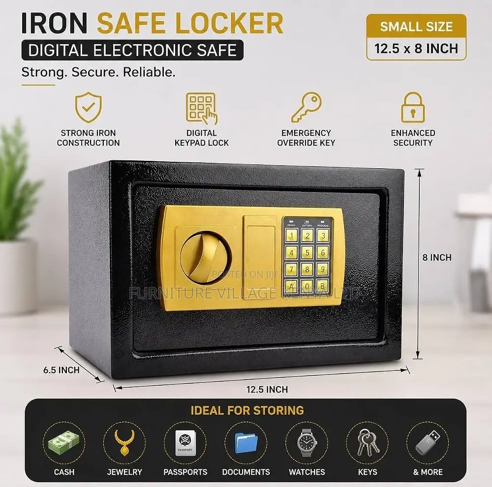 Safe Box; Imported Security Fireproof Safe Box.