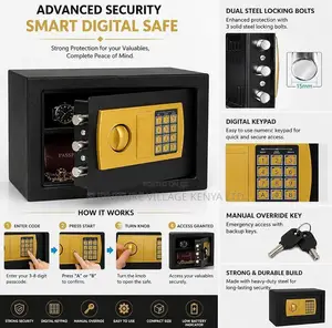 Safe Box; Imported Security Fireproof Safe Box.
