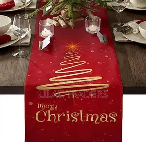 Festive Christmas Tablecloth Runner 33×185cm Bli