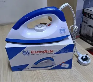 Non-Stick Soleplate - Electromate Dry Iron Box (1000w)