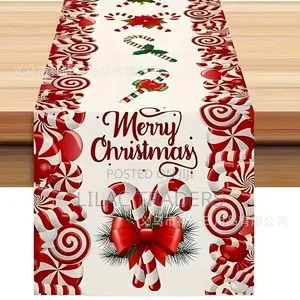 Christmas Table Runner 33×185cm Merry Christmas Decoration Bli