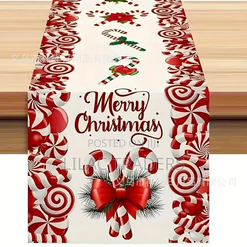 Christmas Table Runner 33×185cm Merry Christmas Decoration Bli