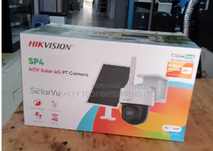 Hikvision 24/7 Recording Solar PT Security Camera