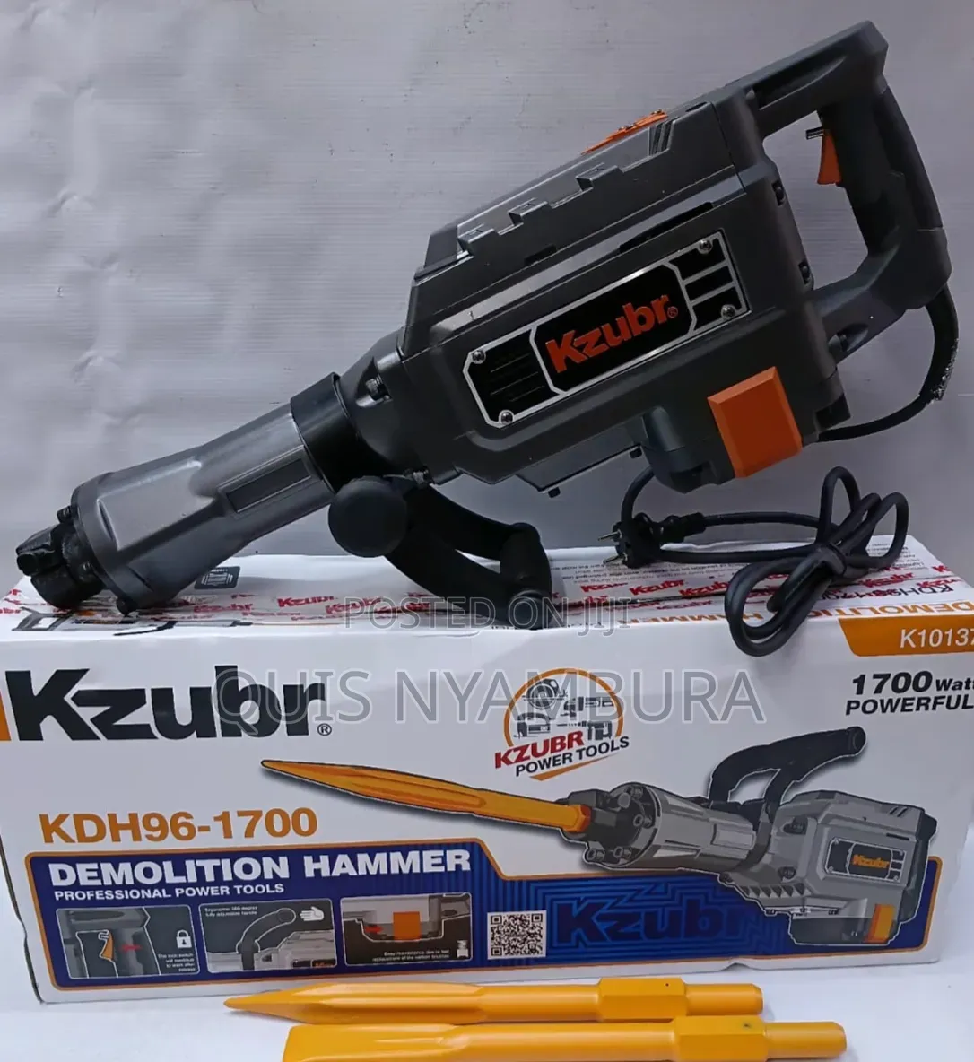 1700w Kzubr Demolition Hammer/ KDH96-1700 Demolition Jack Hammer