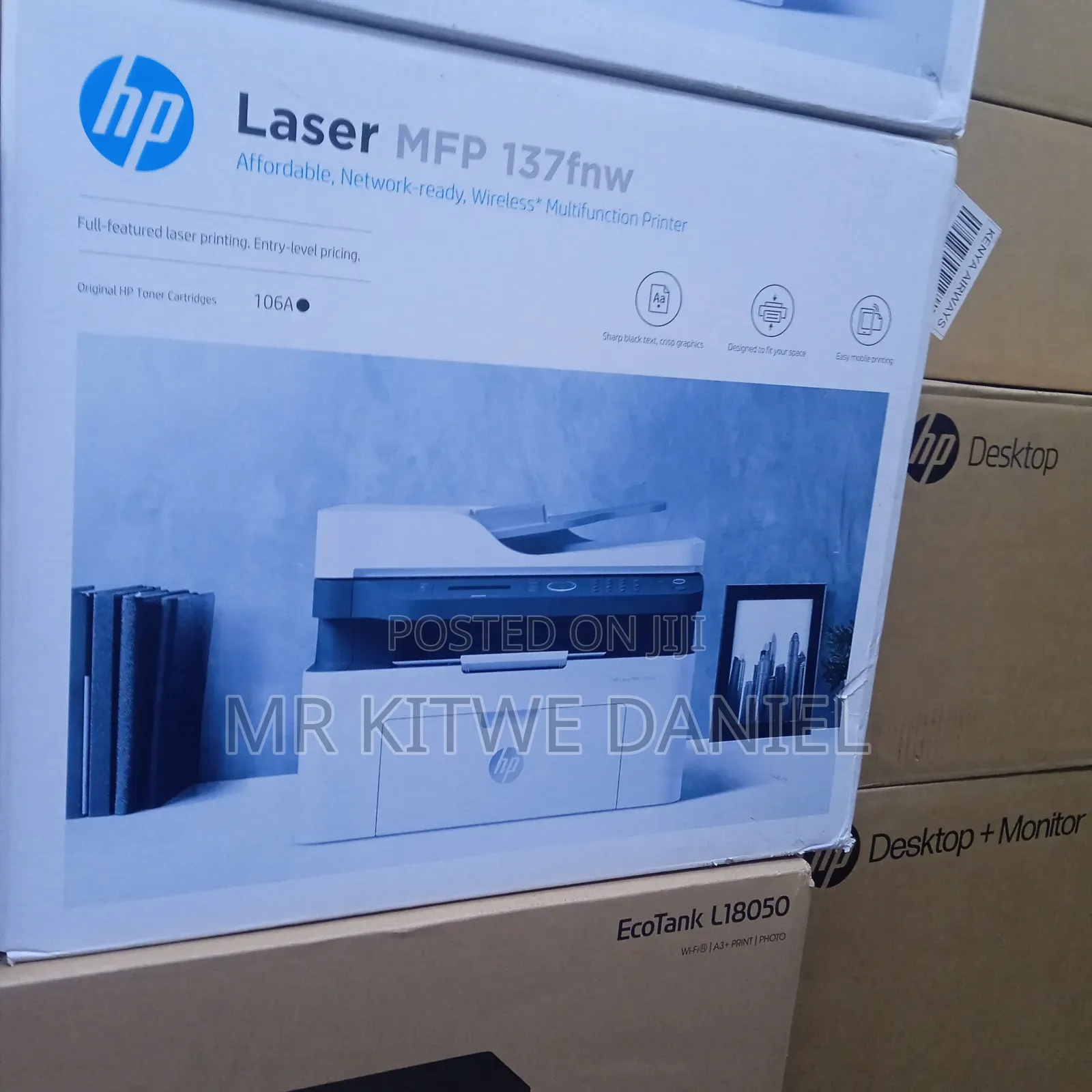 HP Laser MFP 137fnw Printer