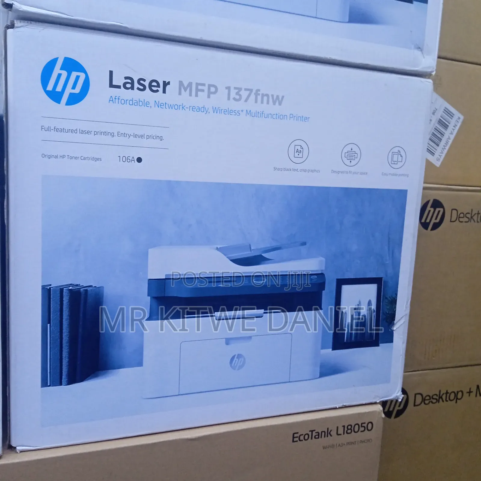 HP Laser MFP 137fnw Printer
