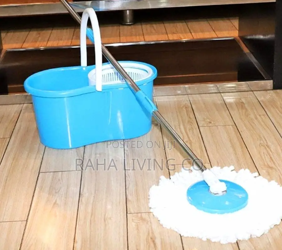 Spin Mop and Bucket Set | 360 Rotating | 2 Mop Heads