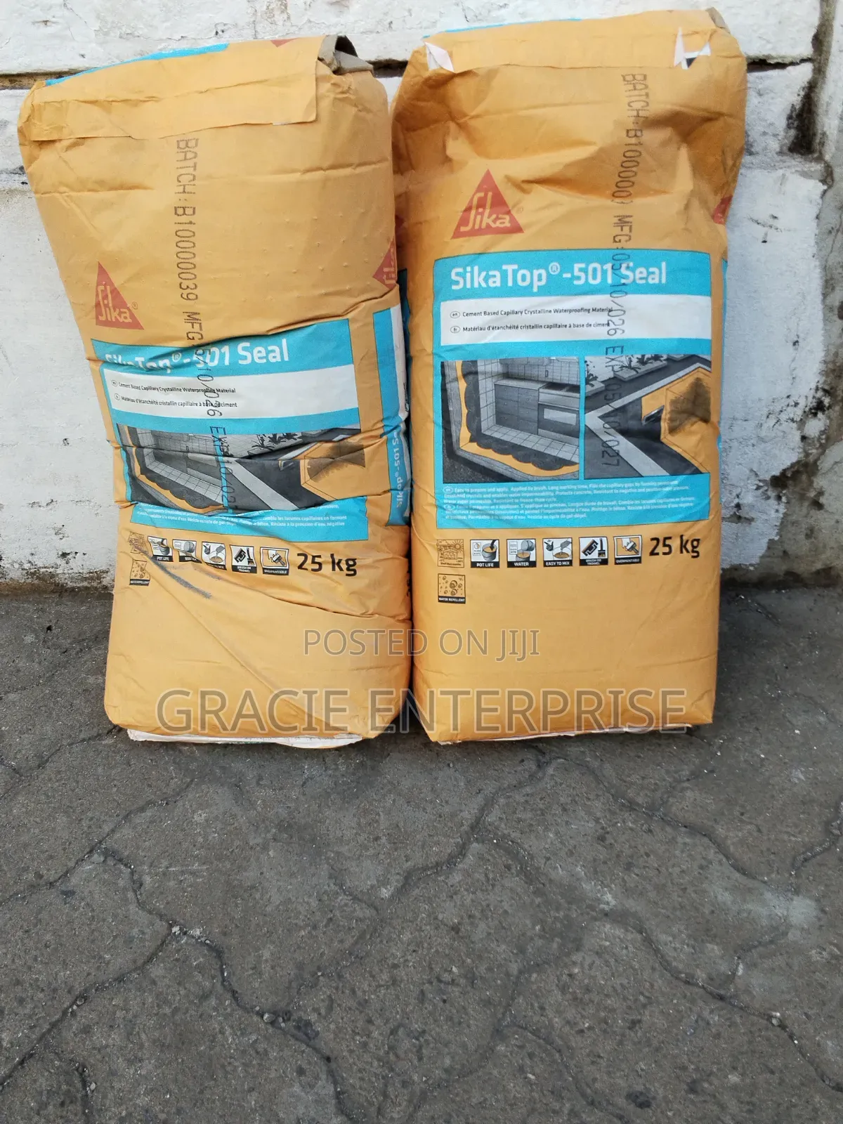 Waterproofing Cement, Masterseal 501, Sikatop Seal 501