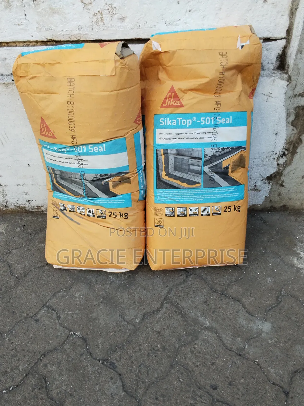 Waterproofing Cement, Masterseal 501, Sikatop Seal 501