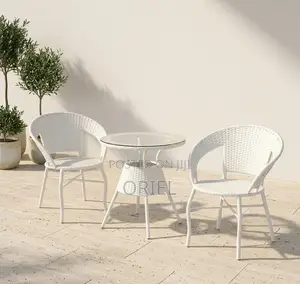 Outdoor Rattan Set : Outdoor Rattan Table & Chairs Set