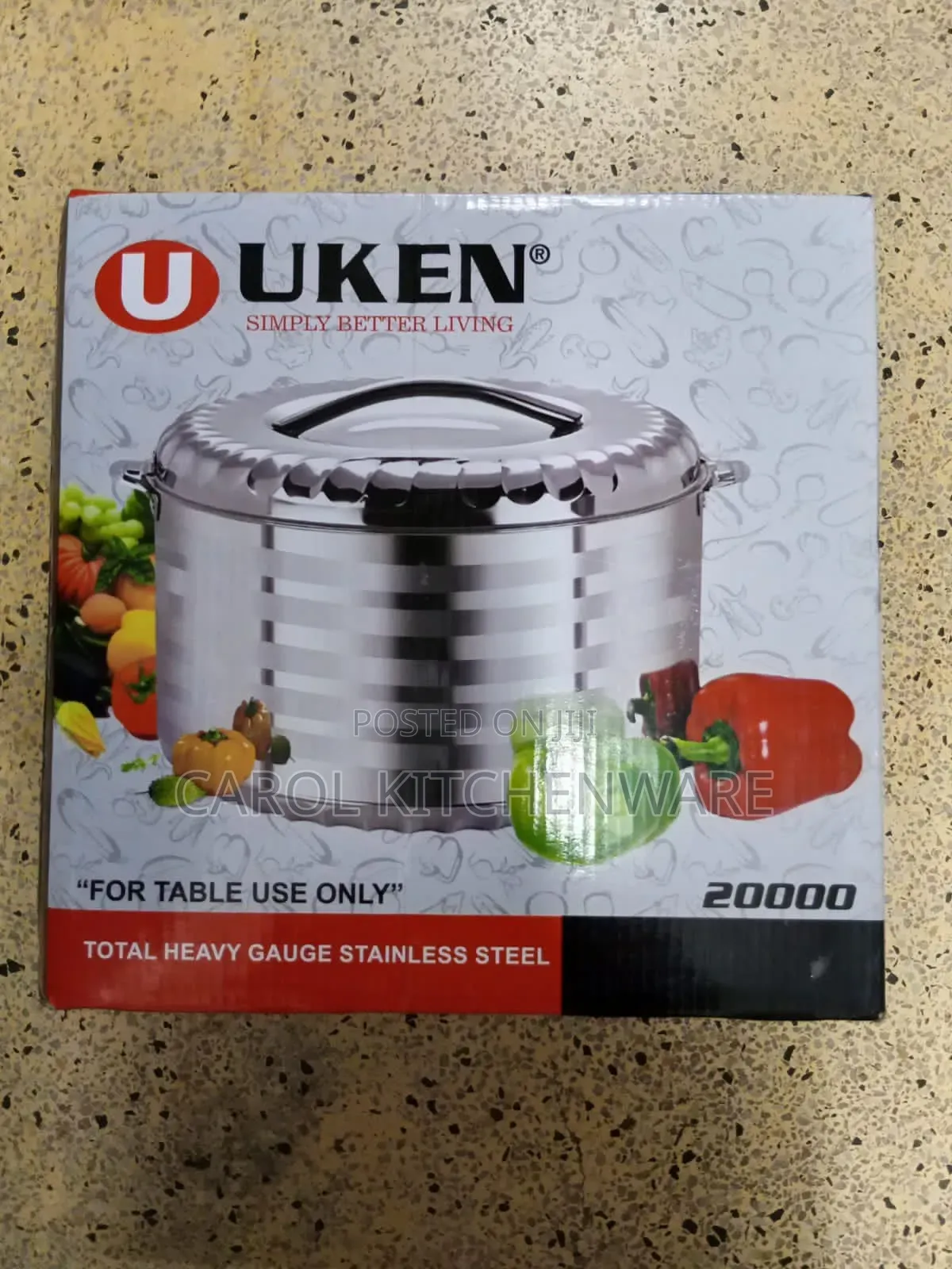 20 LTR Stainless Steel Hot Pot / Food Warmer