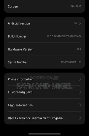 Infinix Note 40 256 GB Silver