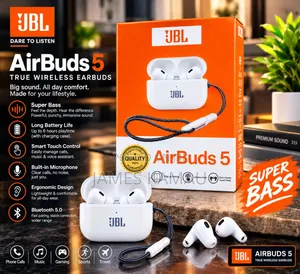 Original JBL Airbuds 5 Super Bass Earpods