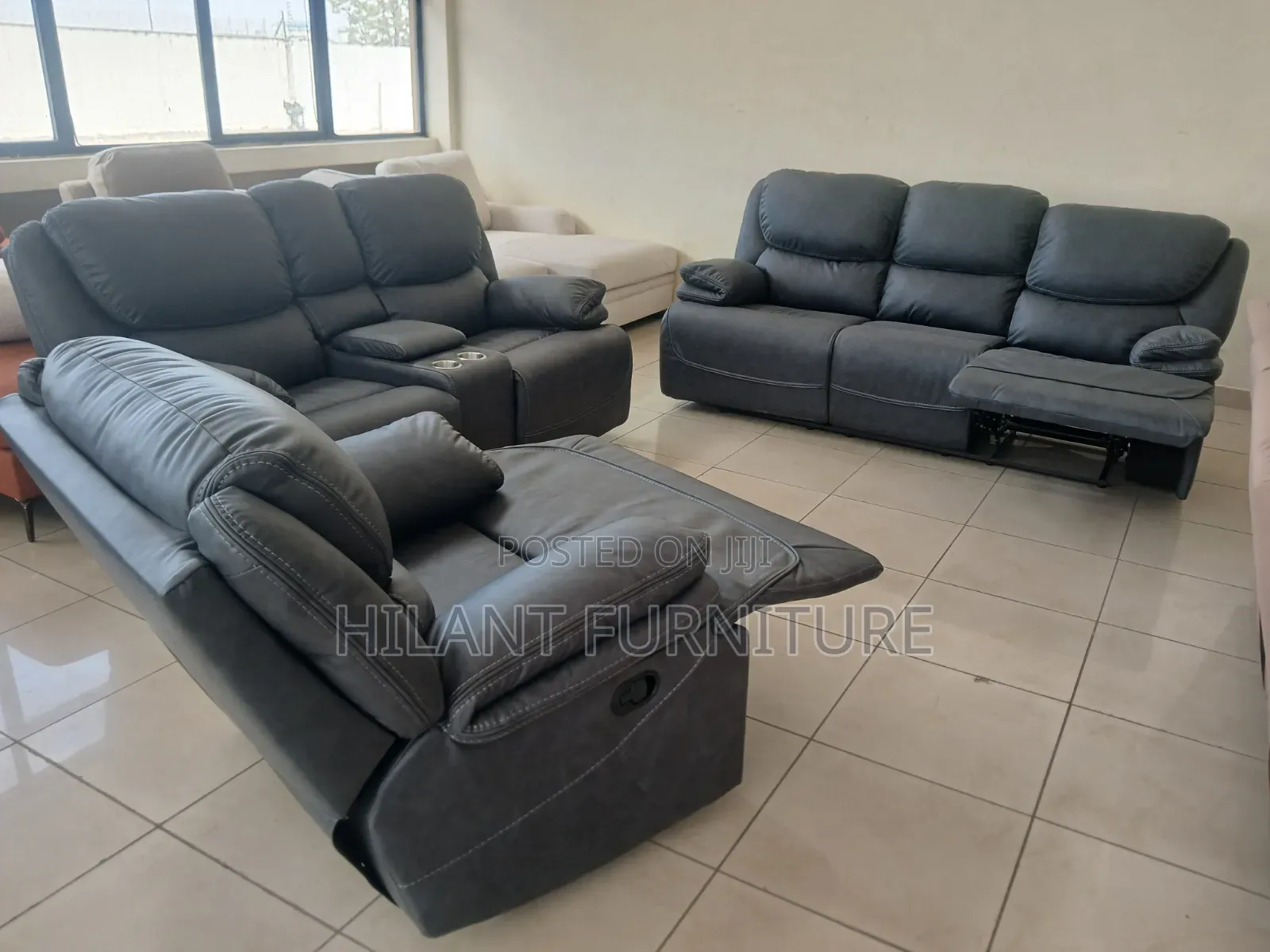 Premium Soft Fabric Six-Seater King-Size Imported Recliner Sofa