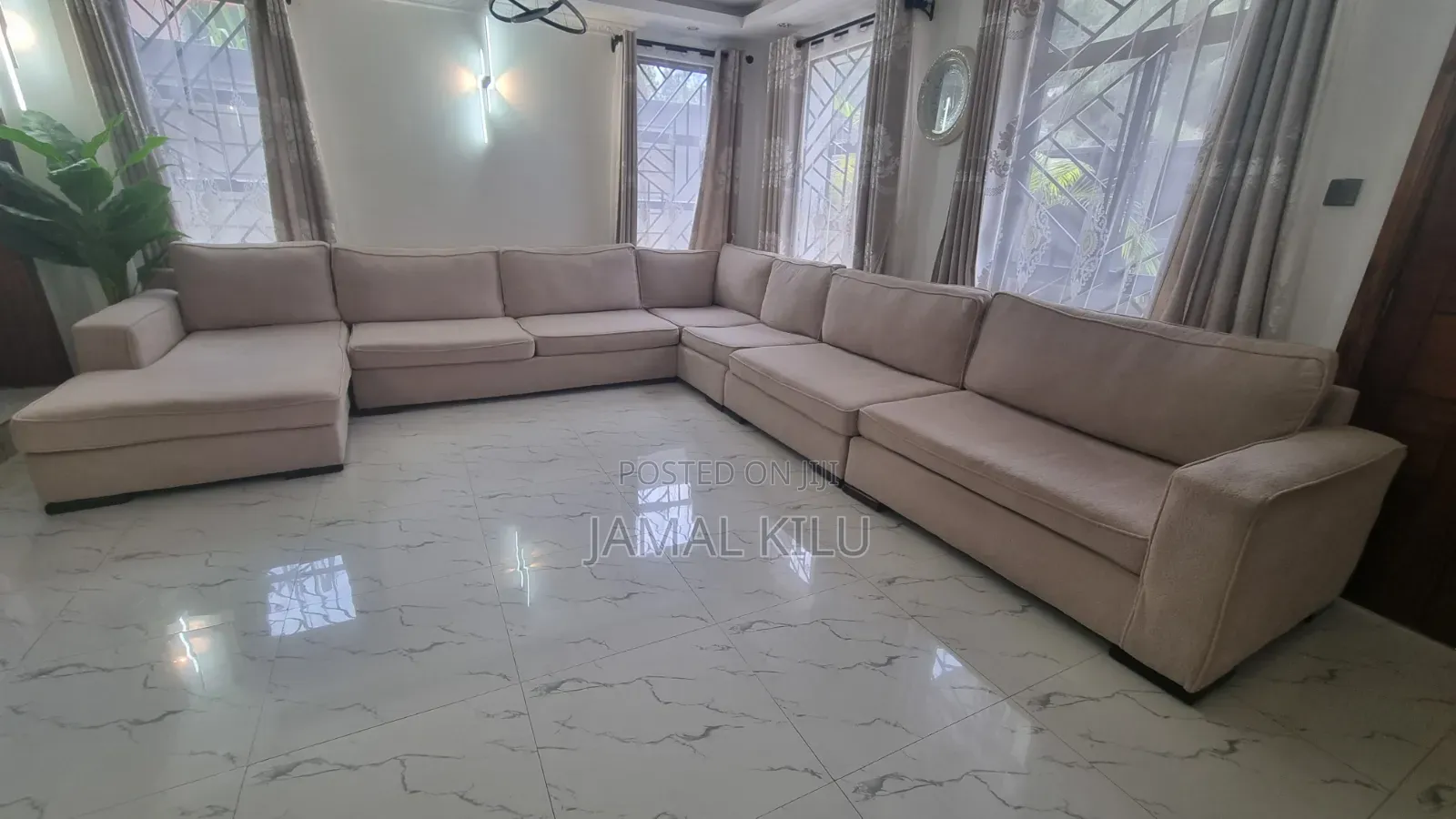 12 Seater U- Shape Sofa Set