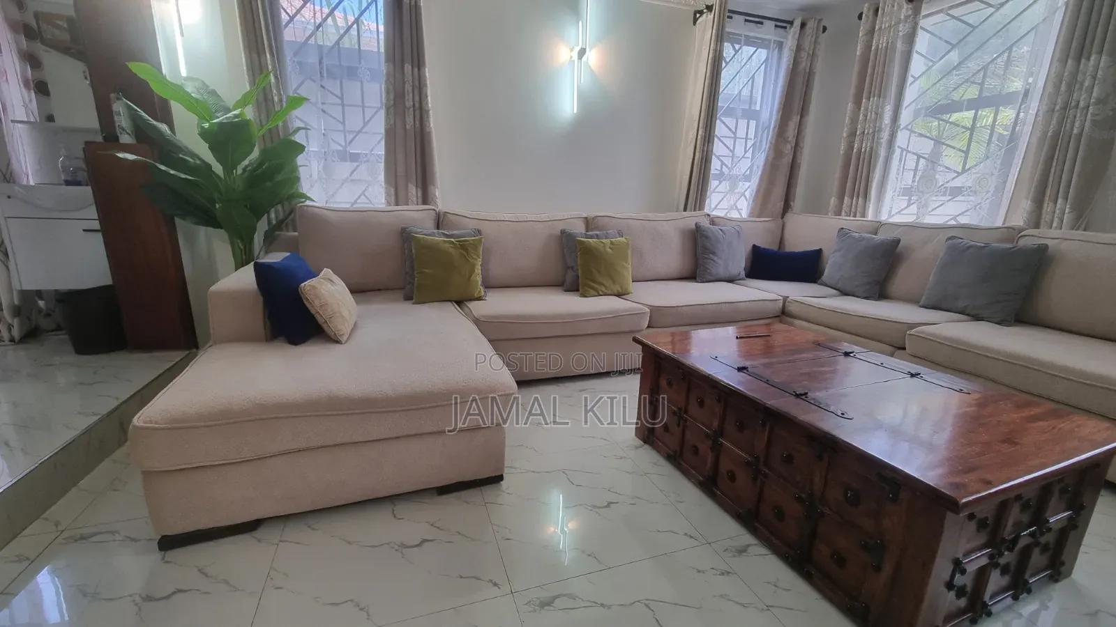 12 Seater U- Shape Sofa Set