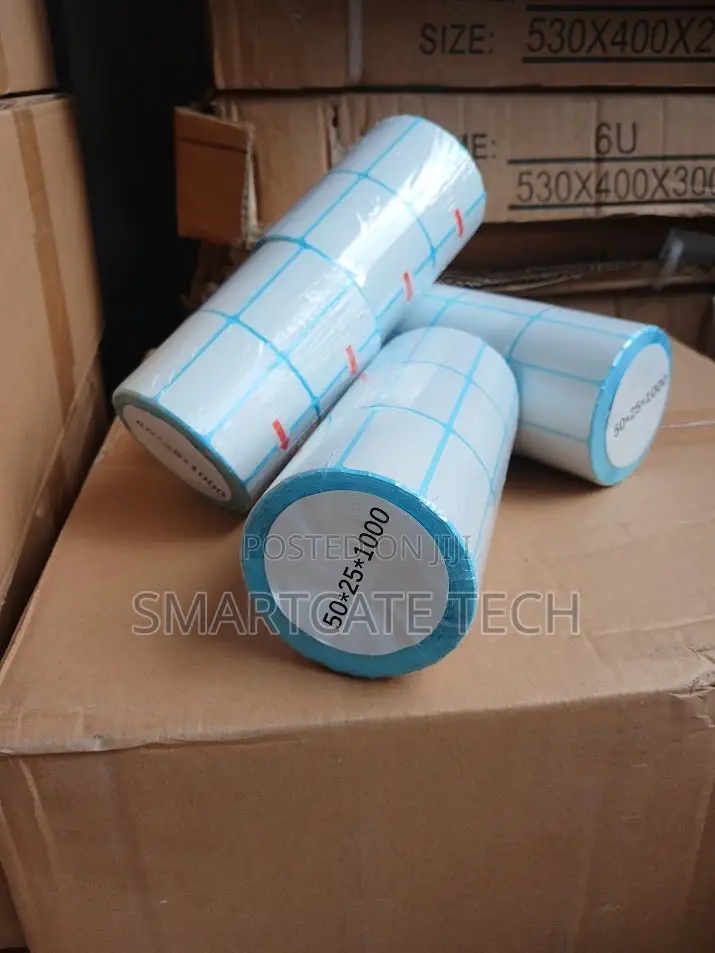 50×25mm Self-Adhesive Thermal Labels for Barcode Printing