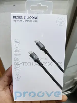 Proove ReGen Silicone Type-C to Lightning (2m) Charging Cable - Black