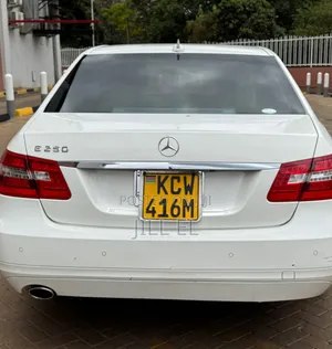 Mercedes-Benz E250 2012 White