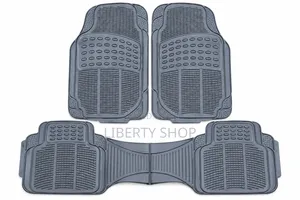 Universal Conjoined Car Floor Mats – Full Set for Seater Vehicles,