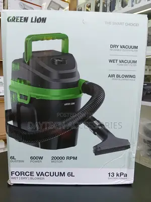 The Green Lion Force Vacuum 6L 3-in-1 Compact Cleaner.