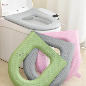 2pcs Reusable, Washable,easy to Remove Toilet Seat Pads
