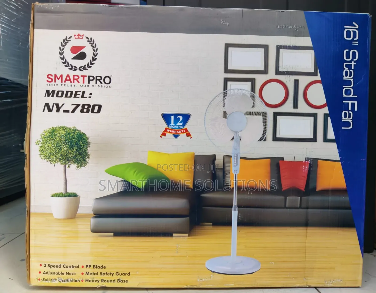 Smartpro Stand Fan 16"