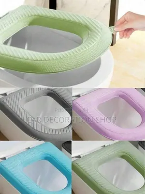 2pcs Toilet Seat Top Pad Soft,warm,
